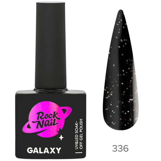 Гель-лак RockNail Galaxy 336 Black Hole