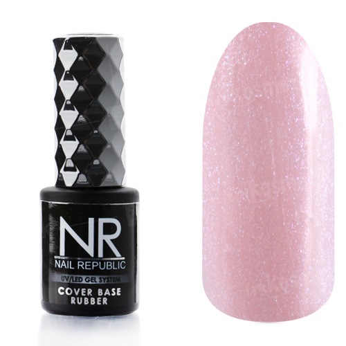 Nail Republic BASE Камуфлирующая №014 с шиммером (10 мл)