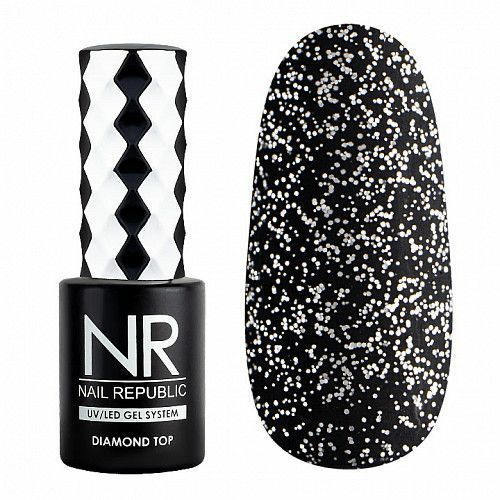 Nail Republic DIAMOND TOP №5 с шиммером MATTE (10 мл)