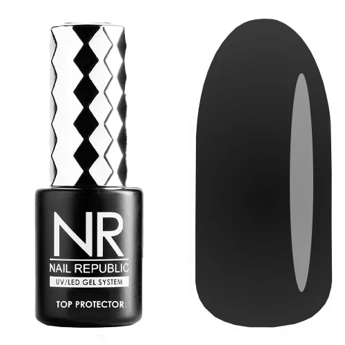 Nail Republic COLOR TOP PROTECTOR 30 Black (10 мл)