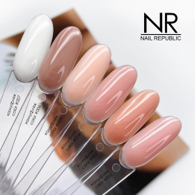 Nail Republic-003 Skin гель-лак камуфлирующий, Персиковый полупрозрачный (10 мл)