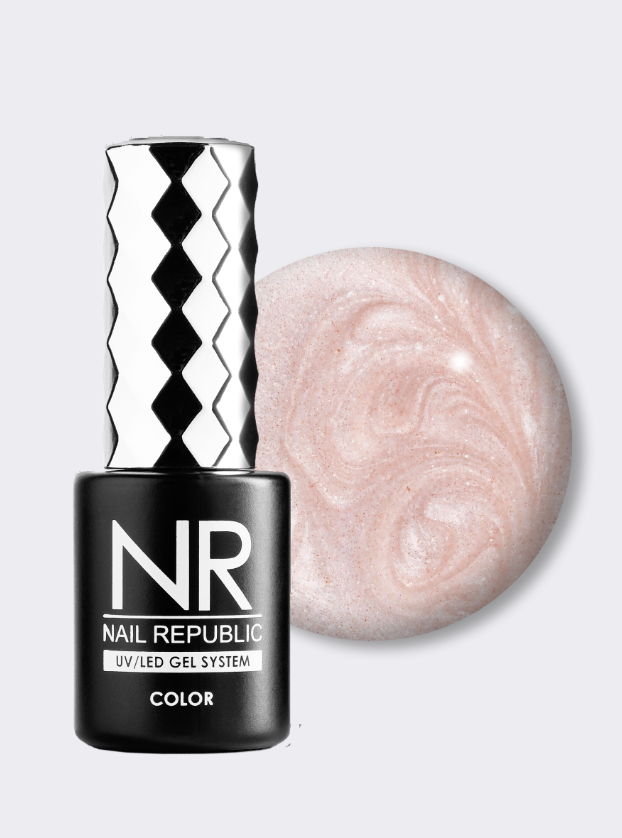 Nail Republic-011 Гель-лак, PEARL PRINT Жемчужная ваниль (10 мл)