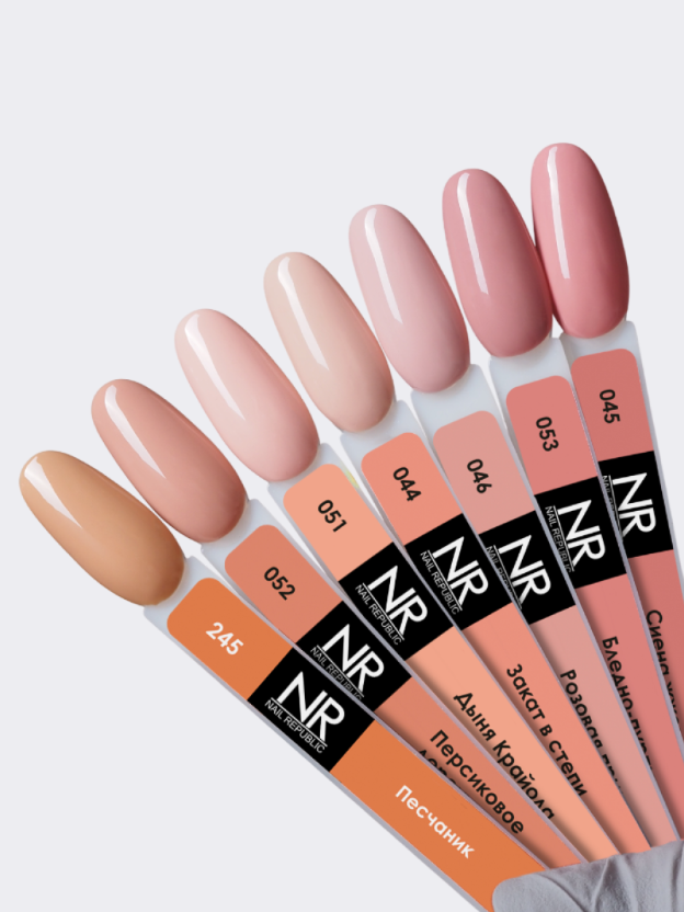 Nail Republic-046 Bronzed гель-лак, Розовая примула (10 мл)
