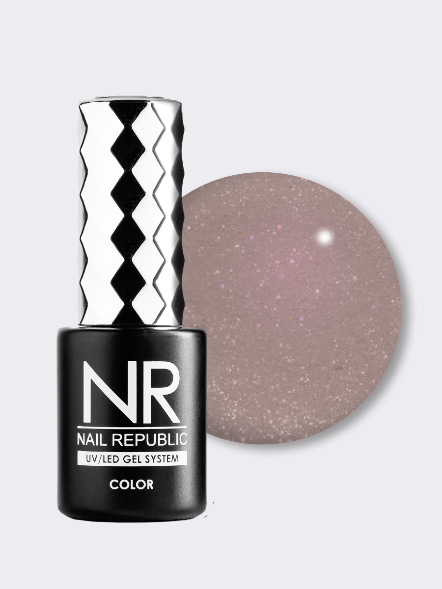 Nail Republic-064 Cashmere гель-лак, Мерцающий сомон (10 мл)