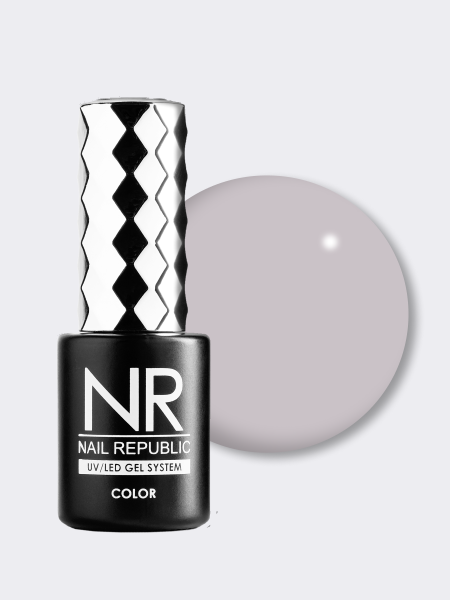 Nail Republic-068 Cashmere гель-лак, Французский серый (10 мл)