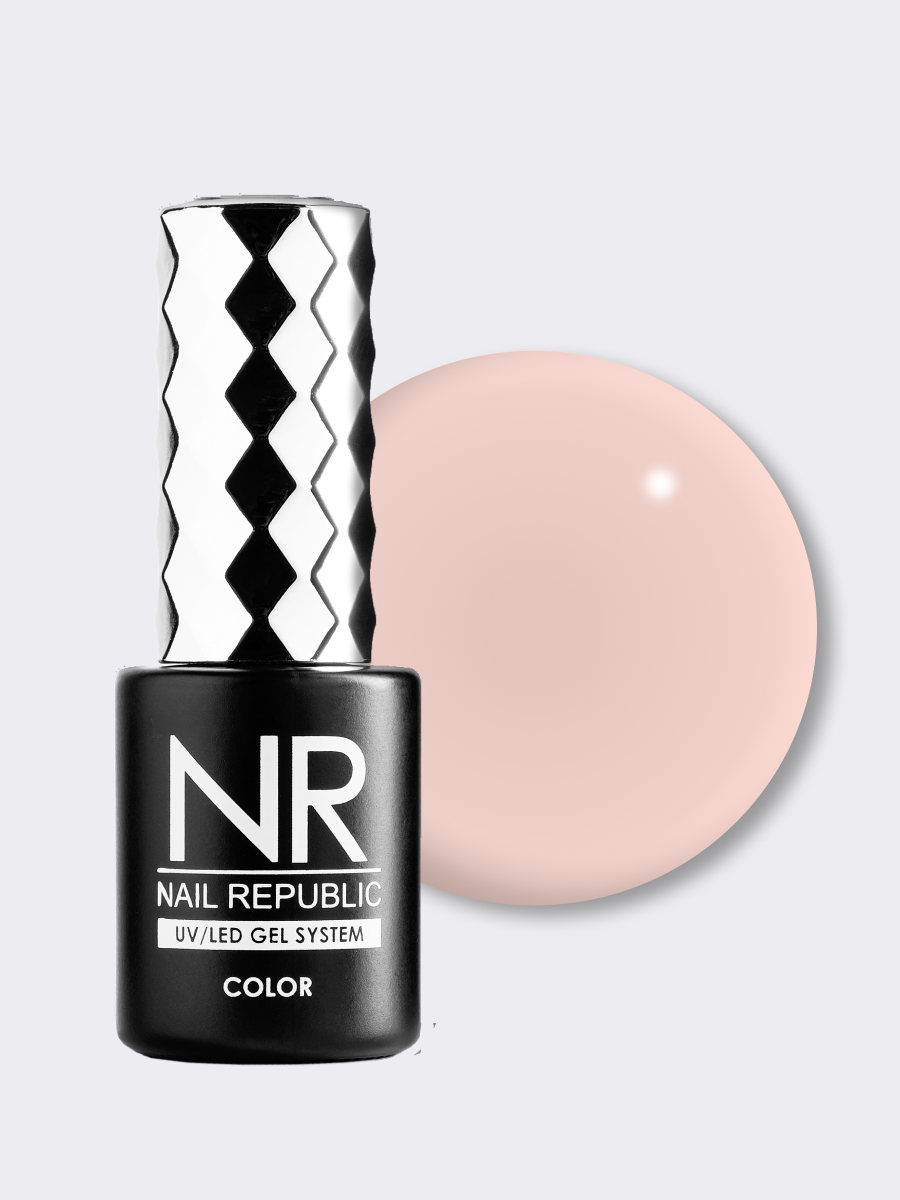Nail Republic-1003 Гель-лак камуфлирующий полупрозрачный (10 мл)