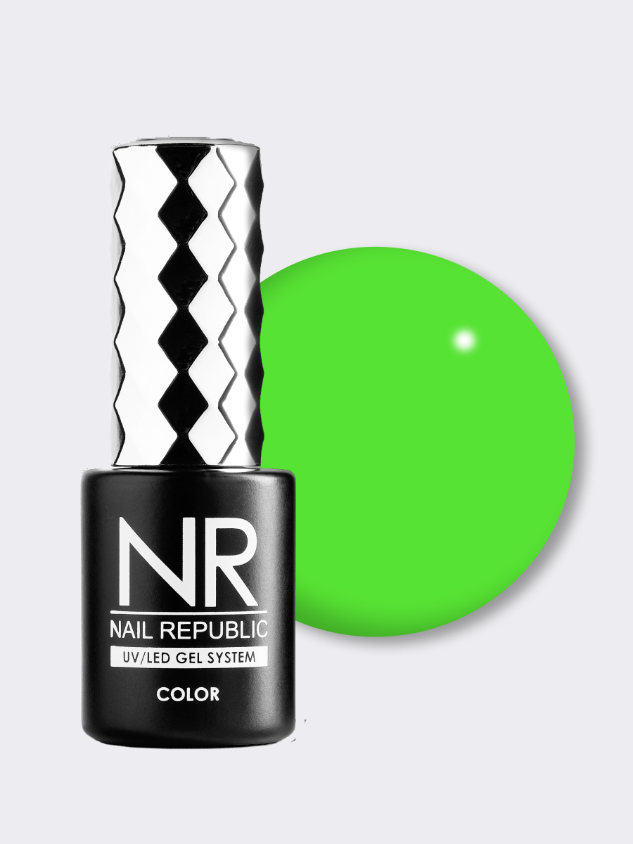 Nail Republic-148 Electric dreams гель-лак. Лайм (10 мл)