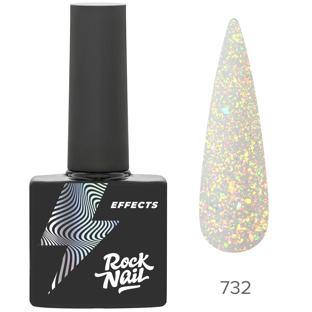 Гель-лак Rocknail Effects 732 Green-Eyed Girls!