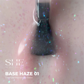 SHE БАЗОВОЕ ПОКРЫТИЕ «HAZE 01» 15 мл