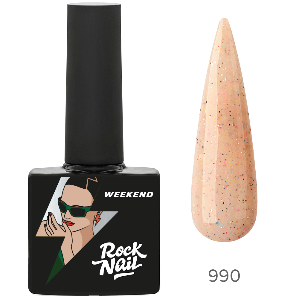 Гель-лак RockNail Weekend 990 Disco 2000