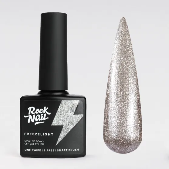 RockNail Гель-лак Freezelight 341 Gold Rush 10 мл