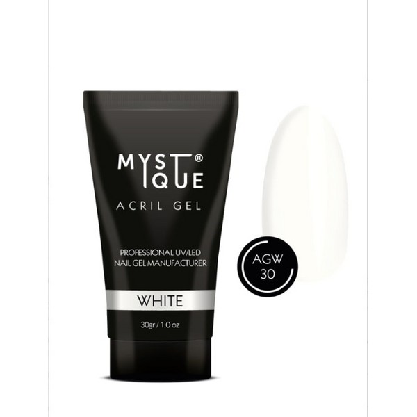 MYSTIQUE Акрил-гель «WHITE» 30 г