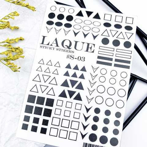 Laque Слайдер дизайн #S-03 BLACK